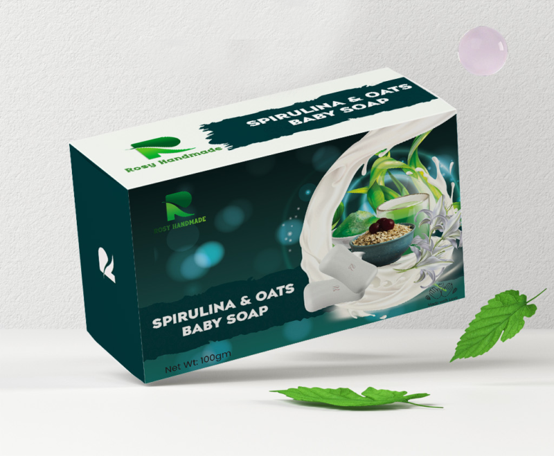 Spirulina & Oats Baby Soap