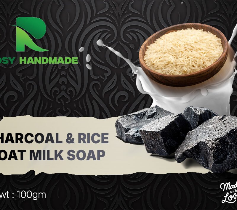 Charcoal & Rice Soap